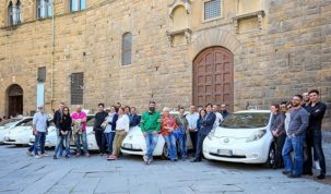 elektromos taxik városa