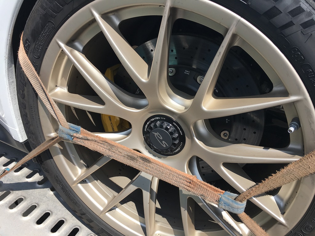Porsche a tréleren