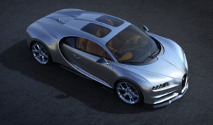 Bugatti Chiron napfénytetővel