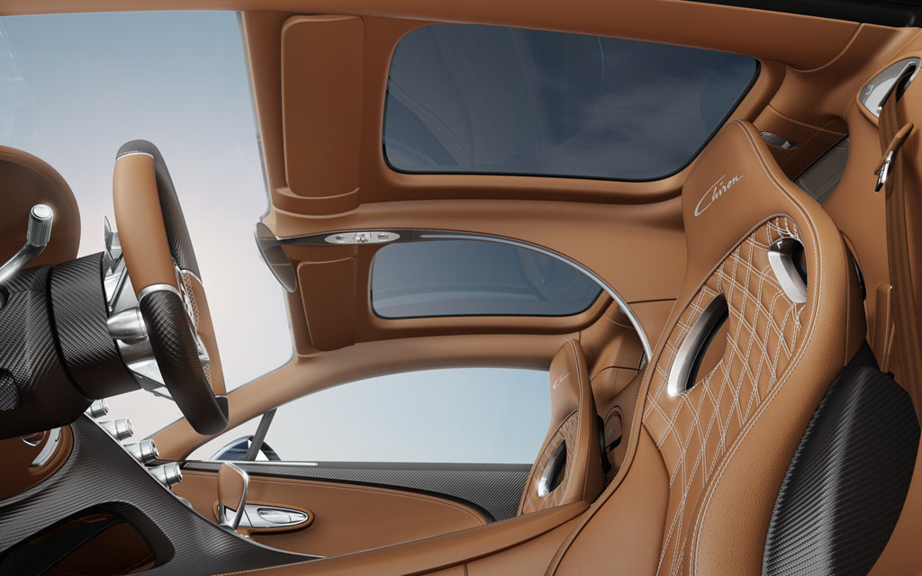 Bugatti Chiron napfénytetővel