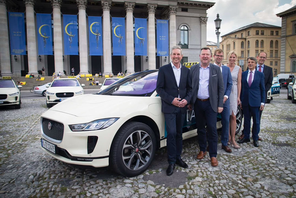 Jaguar I-Pace taxi Münchenben
