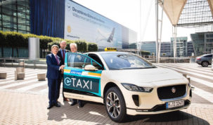 Jaguar I-Pace taxi Münchenben