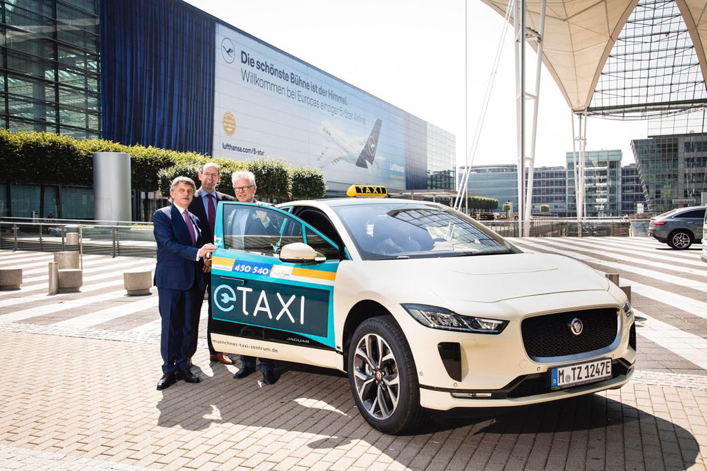 Jaguar I-Pace taxi Münchenben