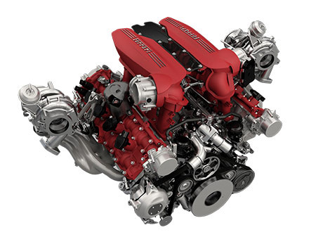 V8-as Ferrari motor
