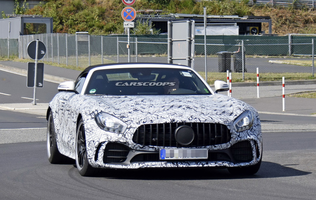 Mercedes-AMG GT R Roadster a biztosító szivárogtatott