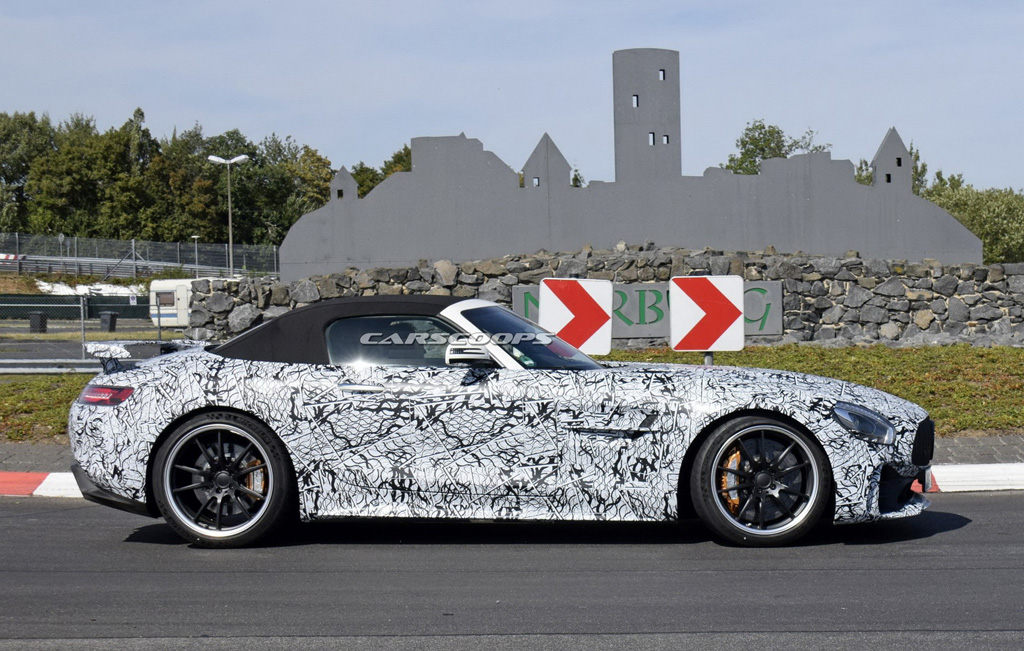 Mercedes-AMG GT R Roadster a biztosító szivárogtatott