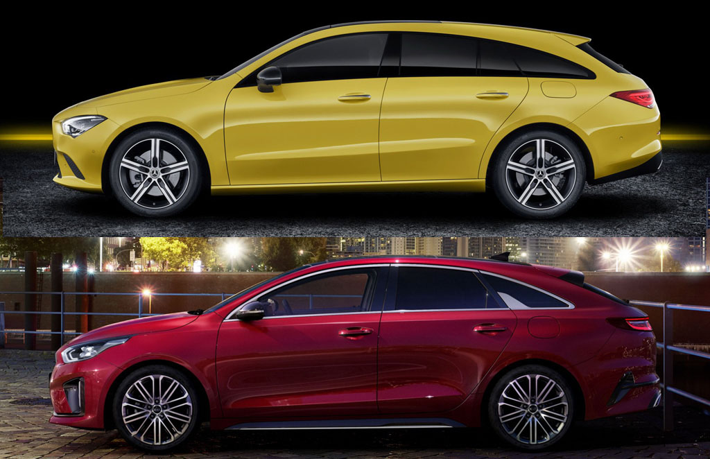 Mercedes CLA Shooting Break és Kia Proceed – mint két tojás?