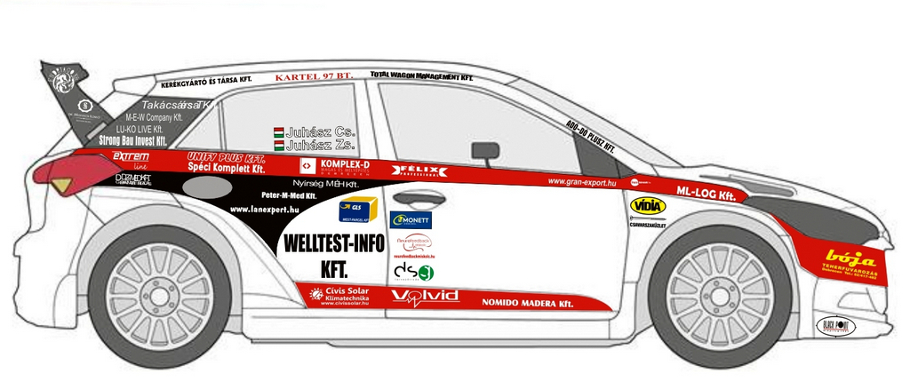 Juhász Csabiék Hyundai i20 R5-re váltanak