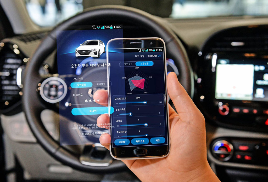 Hyundai és Kia autók személyes beállítása okostelefonnal