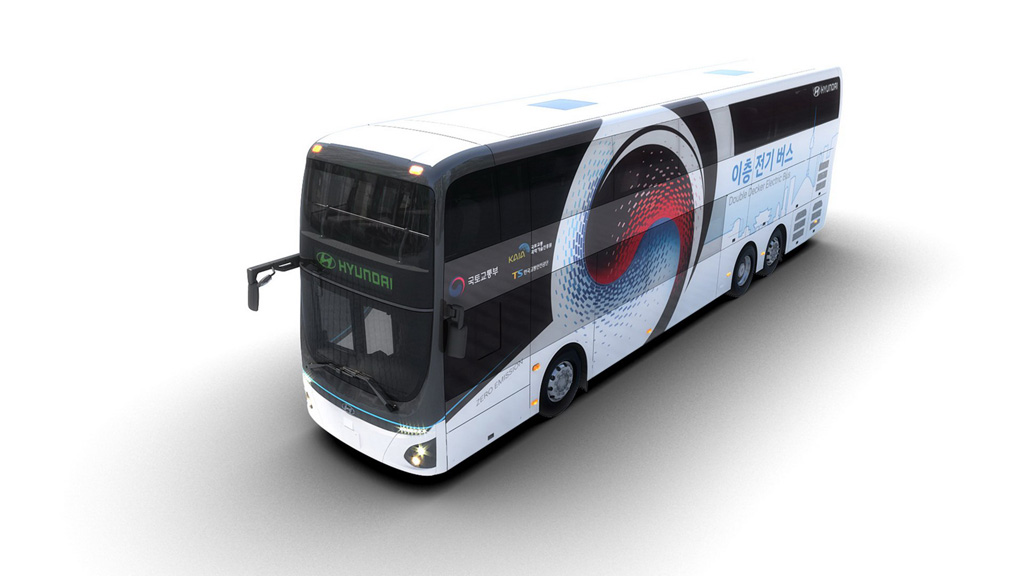 Hyundai Elektromos Emeletes Busz