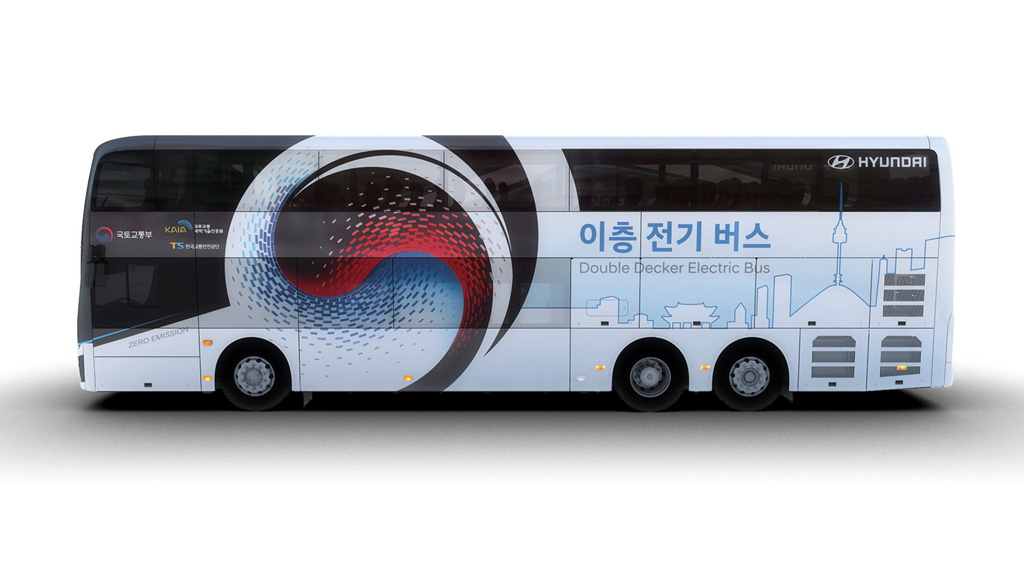 Hyundai Elektromos Emeletes Busz