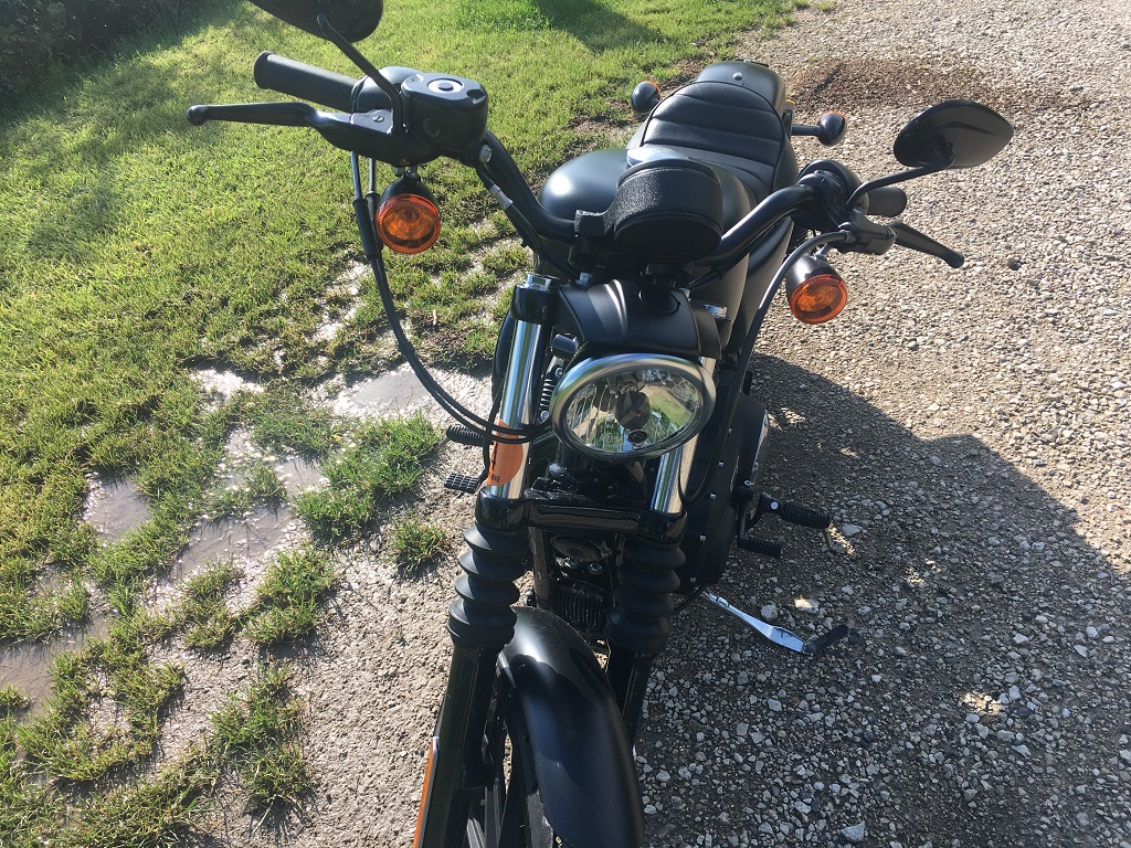 Harley-vel a Balatonnál