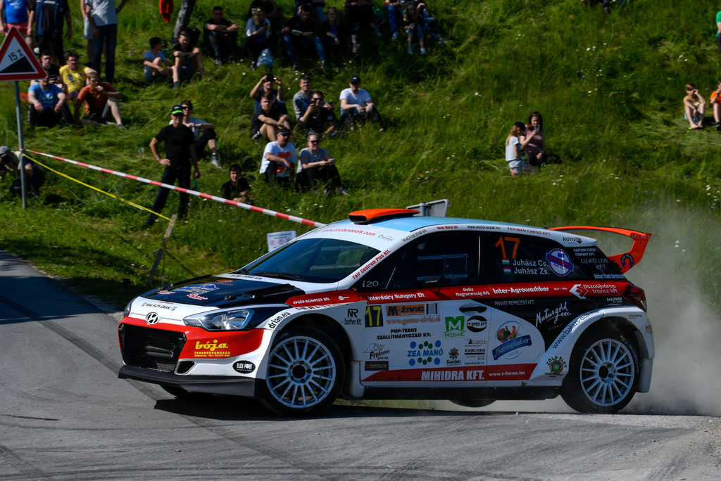 Juhász Csaba Juhász Zsolt Hyundai i20 R5 Juhász Média Kft. AMTK Velenje Rallye