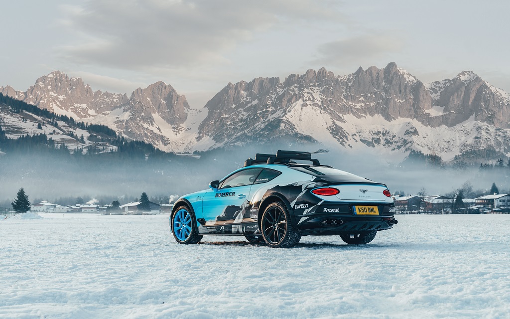 Bentley a jégre