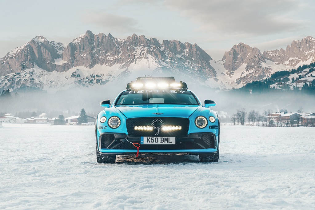 Bentley a jégre