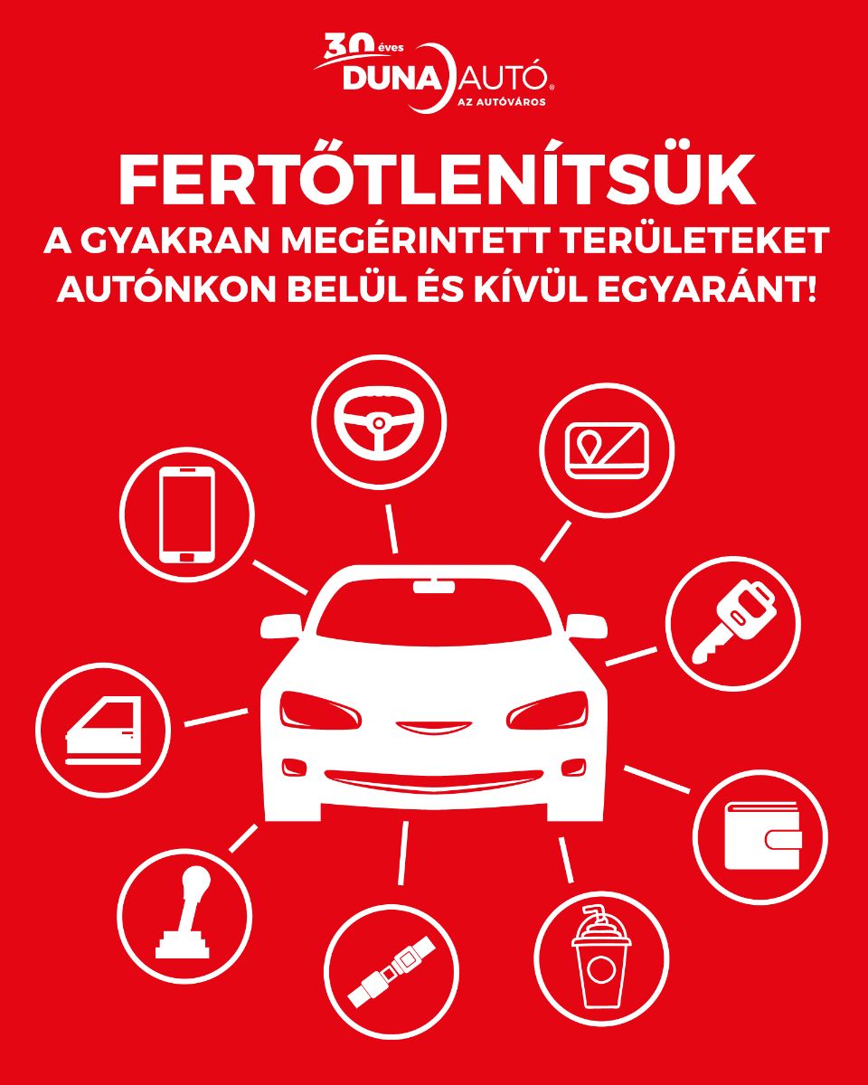 autó fertőtlenítése