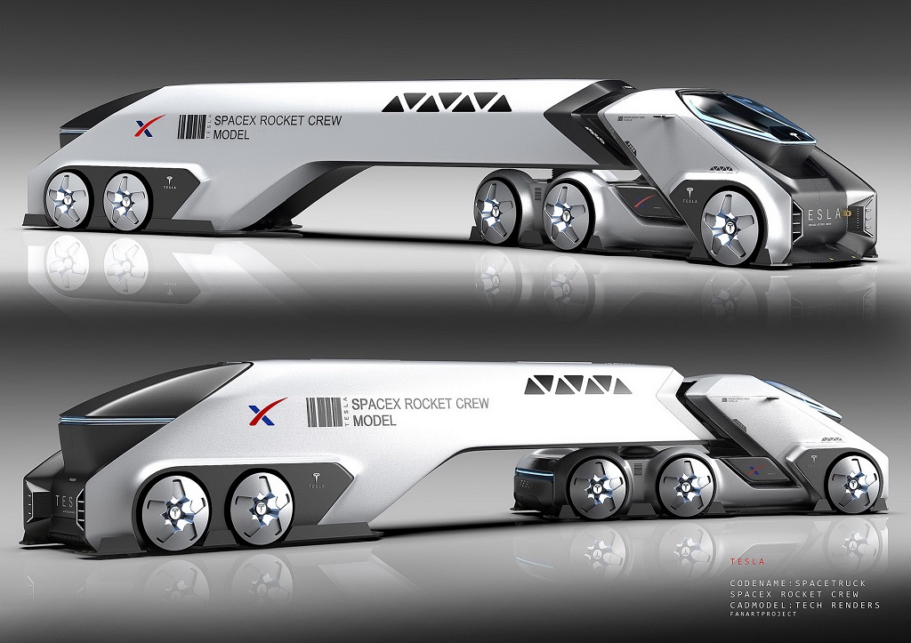 Tesla SpaceTruck tanulmány