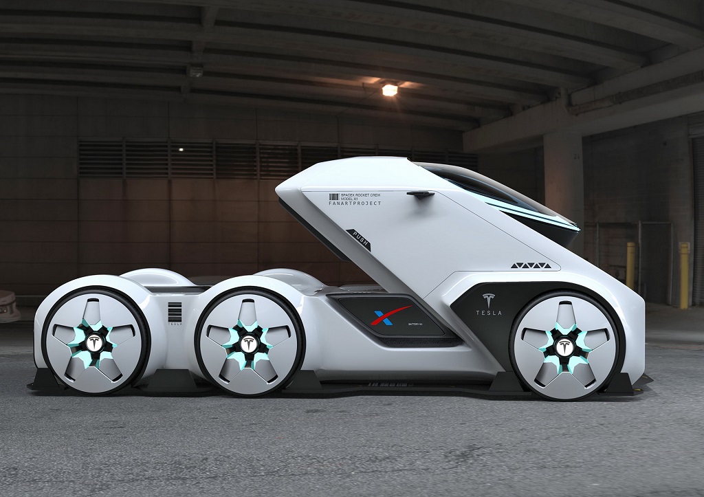 Tesla SpaceTruck tanulmány