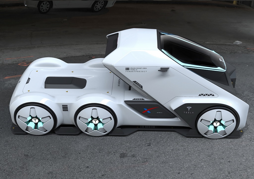 Tesla SpaceTruck tanulmány