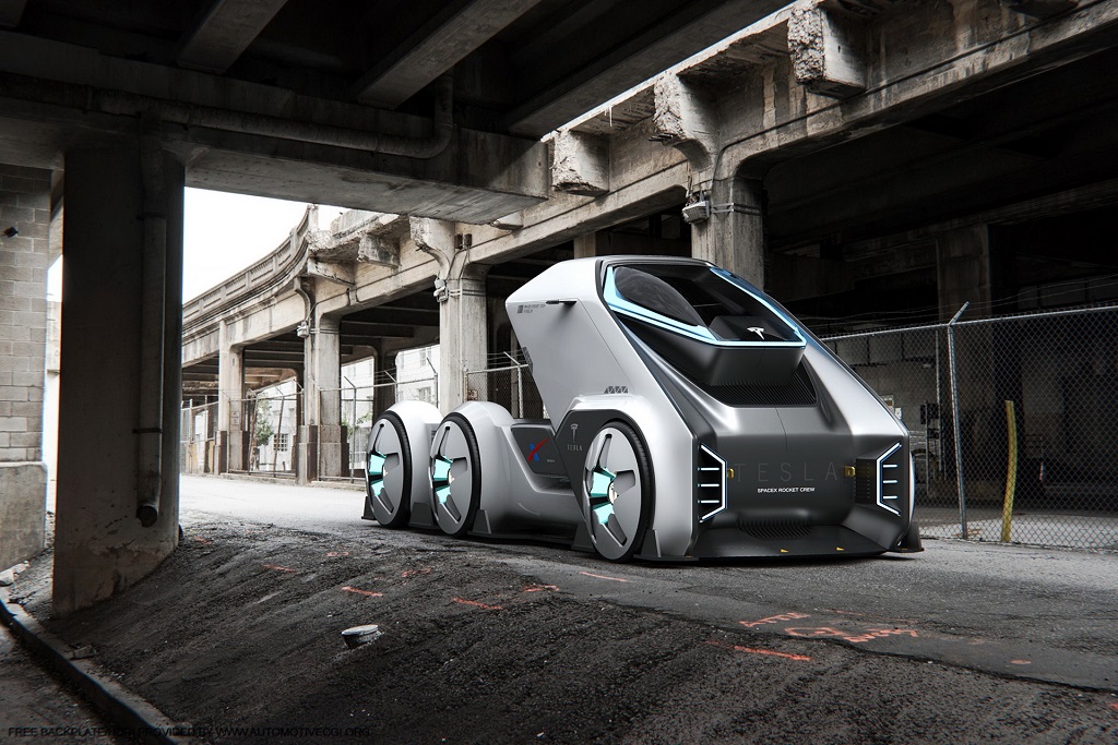 Tesla SpaceTruck tanulmány