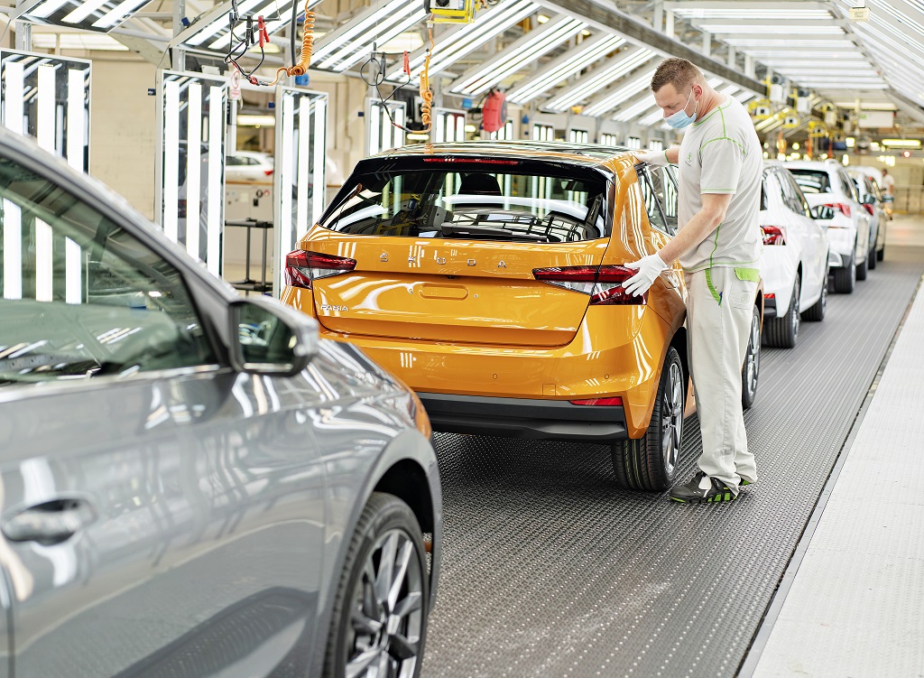 Skoda Fabia gyártás